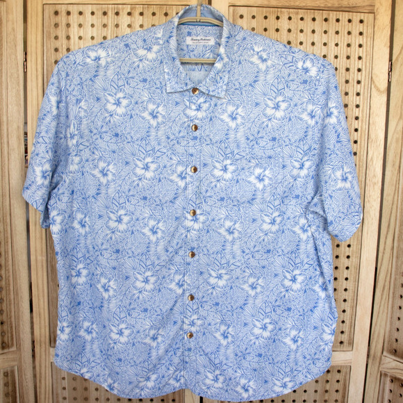 Tommy Bahama Islandzone The Coconut Point Button Up Shirt Mens SIZE 2XLG - Picture 1 of 10